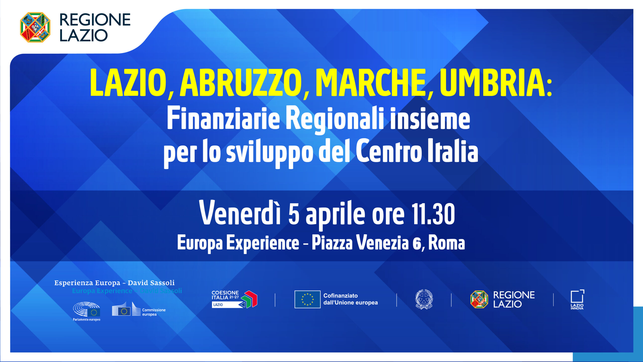Social card evento 5 aprile - Protocollo intesa Finanziare centro Italia