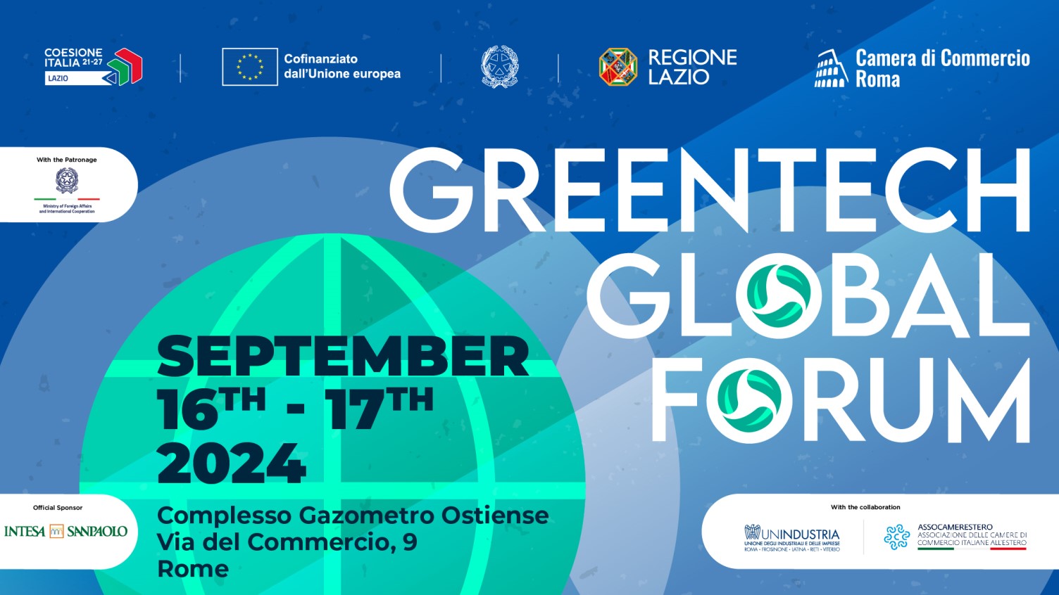 Locandina Greentech Global Forum - Info nella pagina