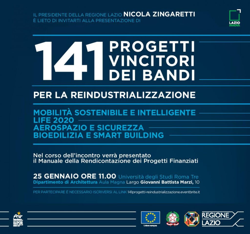 Presentazione dei 141 vincitori dei bandi per la reindustrializzazione