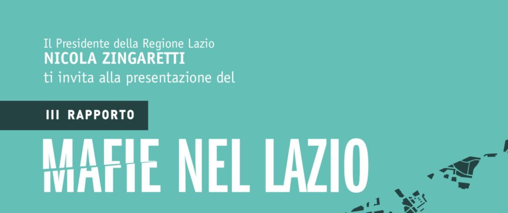 Presentazione III Rapporto Mafie nel Lazio