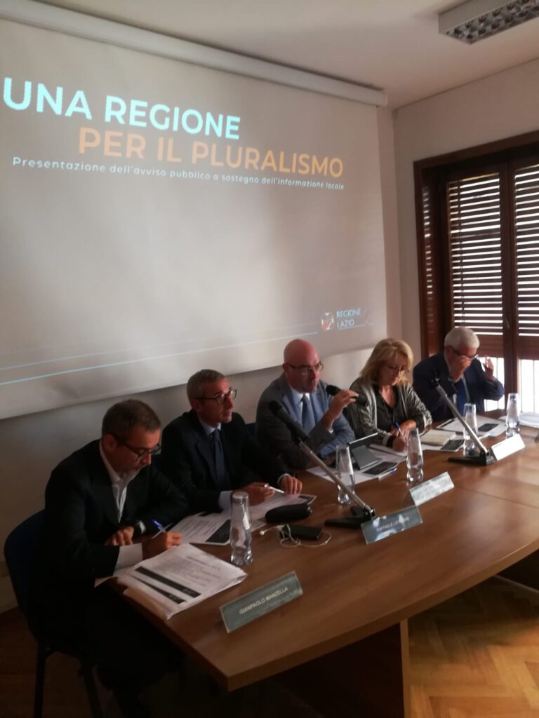 Presentato il bando regionale a sostegno dell'informazione locale