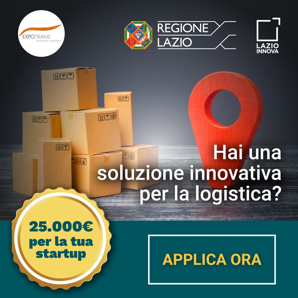 Regione Lazio, Open Innovation Challenge di Expotrans per la Logistica