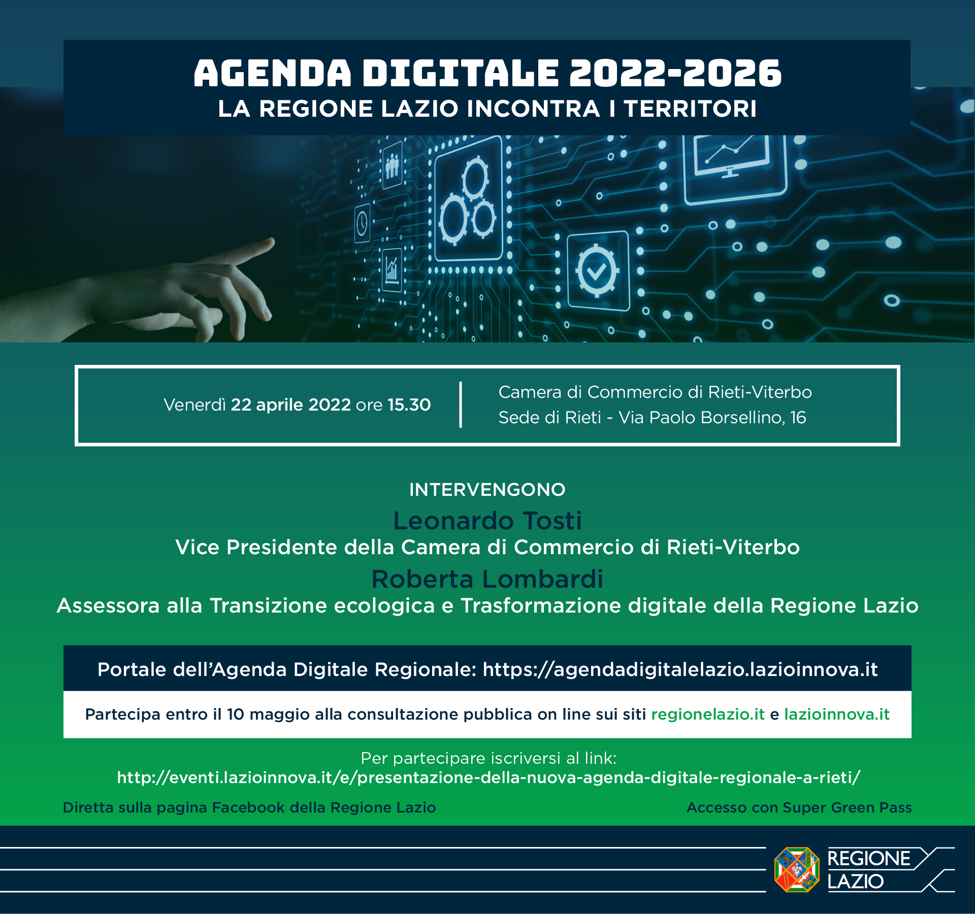 Agenda Digitale del Lazio, proseguono gli incontri sul territorio -  LazioInnova