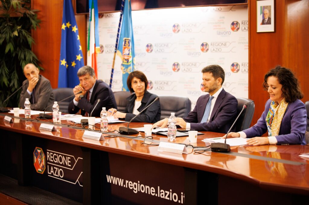 Conferenza stampa di presentazione del bando internazionalizzazione della Regione Lazio e delle strategie regionali