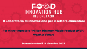 Social Card Food Innovation Hub 3. Info nella news