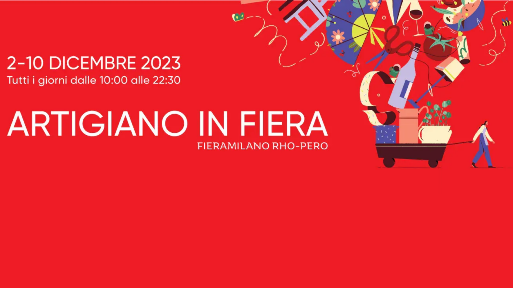 Locandina Artigiano in Fiera 2023. Info nel testo della pagina