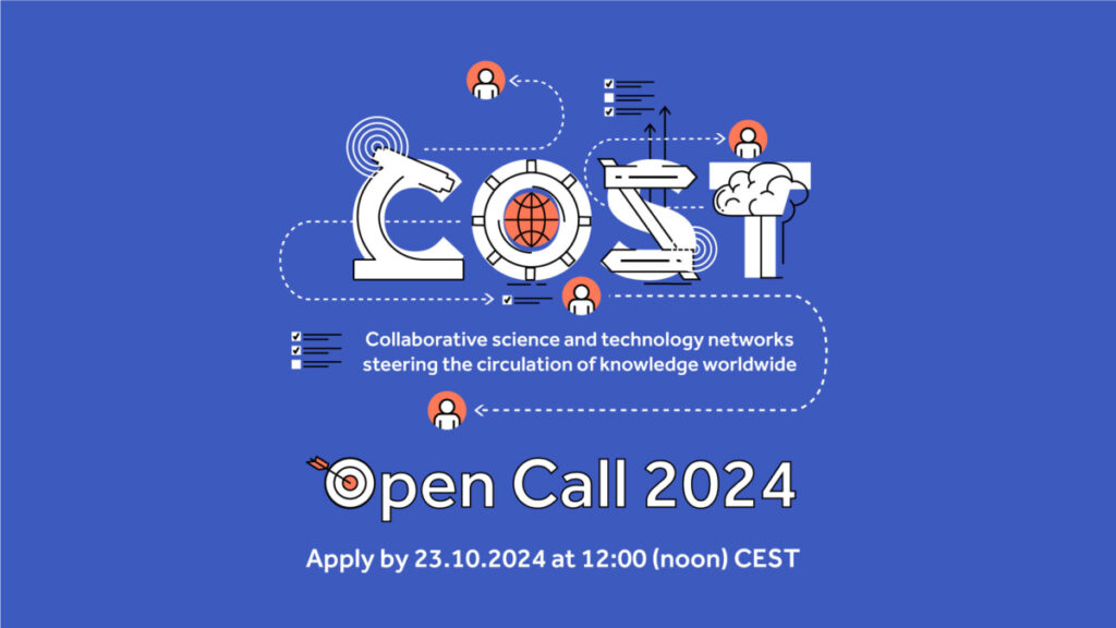 Banner Open Call COST - informazioni nel testo della notizia
