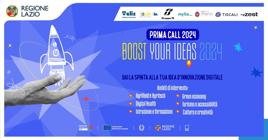 Boost your Ideas 2024 - Al via la nuova call