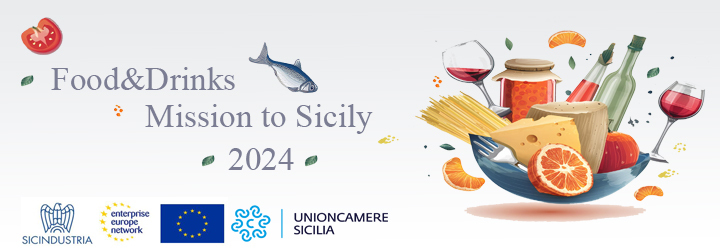 Banner Food and drink mission to Sicily - dettagli nell'articolo