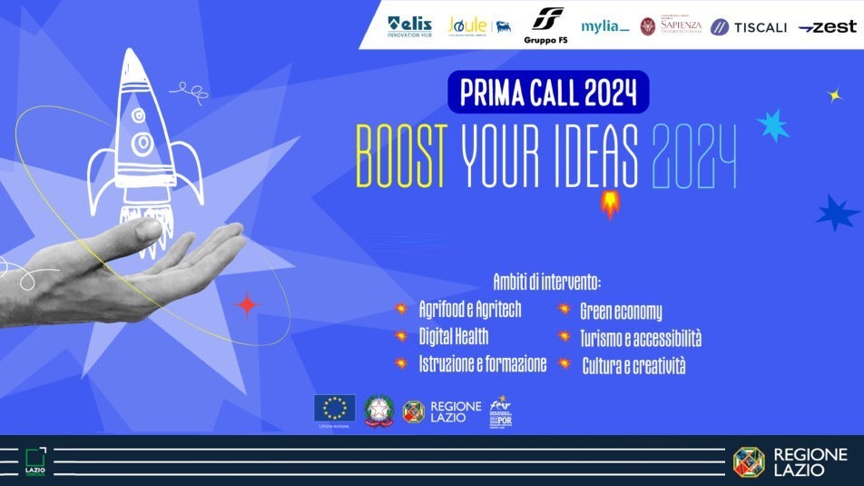 Boost Your Ideas. Info nella pagina