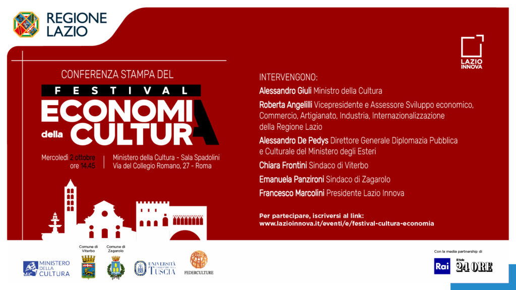 Social card Conferenza Festival Economia della Cultura - dettagli nell'articolo