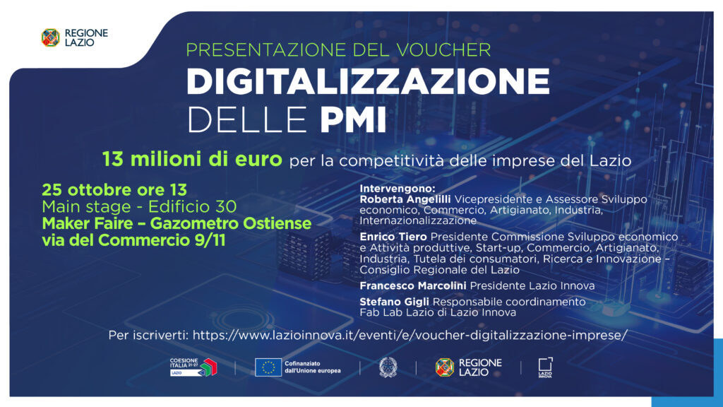 Presentazione Voucher Digitalizzazione delle PMI. Info nella pagina