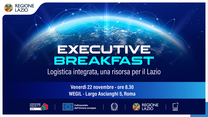 Banner Executive breakfast Logistica (22 novembre) - dettagli nell'articolo