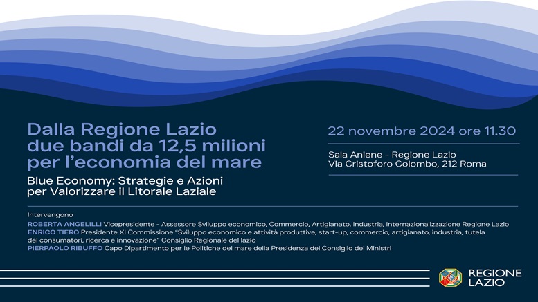 Venerdì 22 novembre 2024, alle ore 11.30 presso la sede della Regione Lazio