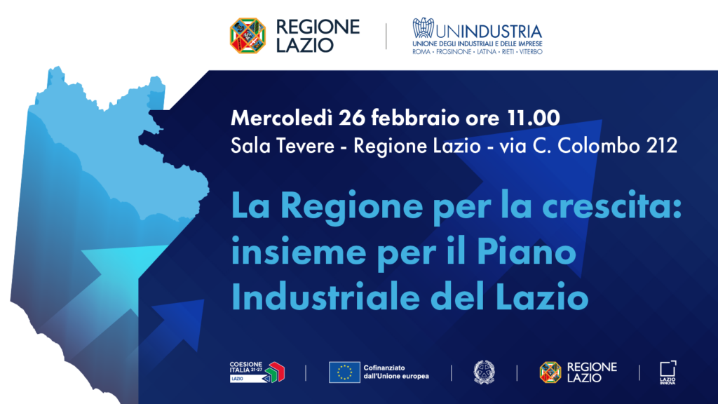 Regione e Unindustria insieme per il Piano Industriale
