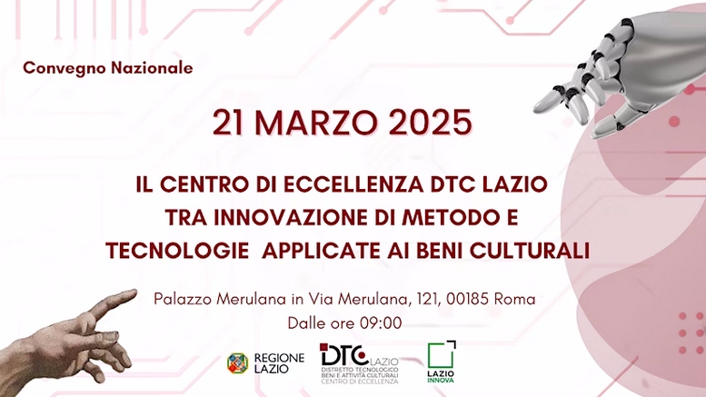 Evento DTC Lazio venerdì 21 marzo 2025 ore 9:00 in via Merulana 121 a Roma