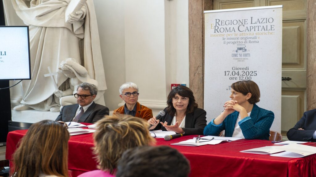 REGIONE LAZIO E ROMA CAPITALE AL FIANCO DELLE ATTIVITA STORICHE DEL LAZIO