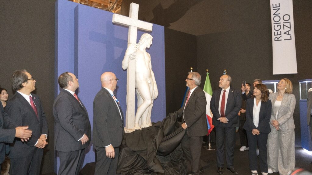 Il disvelamento del Cristo Risorto di Michelangelo Buonarroti presso lo Spazio Lazio a Osaka