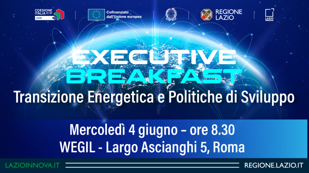 Executive Breakfast Transizione energetica e politiche di sviluppo (WEGIL, 4 giugno): dettagli nell'articolo