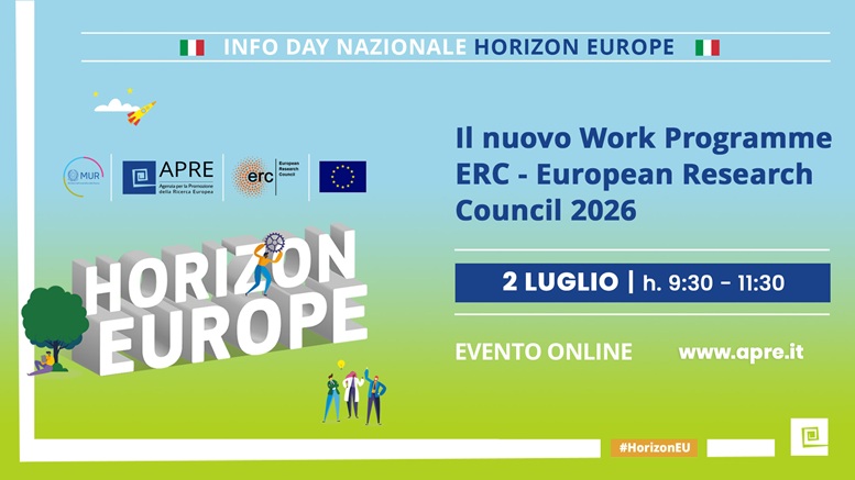 APRE, Info day nazionale sul programma ERC (2 luglio): dettagli nell'articolo