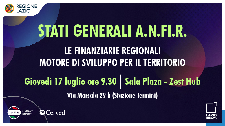LE FINANZIARIE REGIONALI MOTORE DI SVILUPPO PER IL TERRITORIO