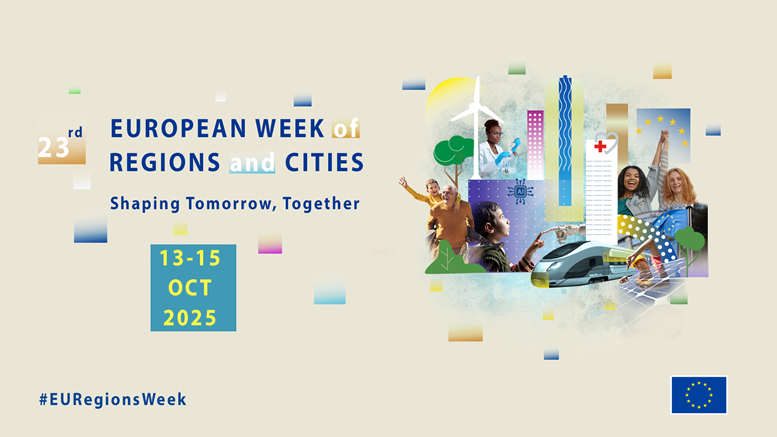 Settimana europea delle regioni e delle città (Bruxelles, 13-15 ottobre 2025): dettagli nell'articolo