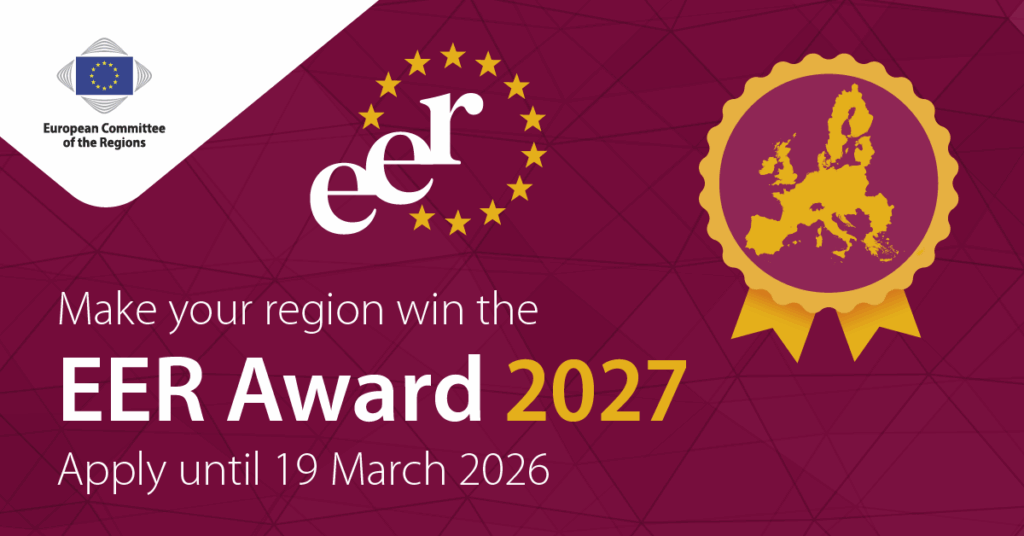 European Entrepreneurial Region (EER) 2027 Award, premio biennale ai territori che presentano strategie innovative per sostenere Pmi, start-up e scale-up. Dettagli nell'articolo