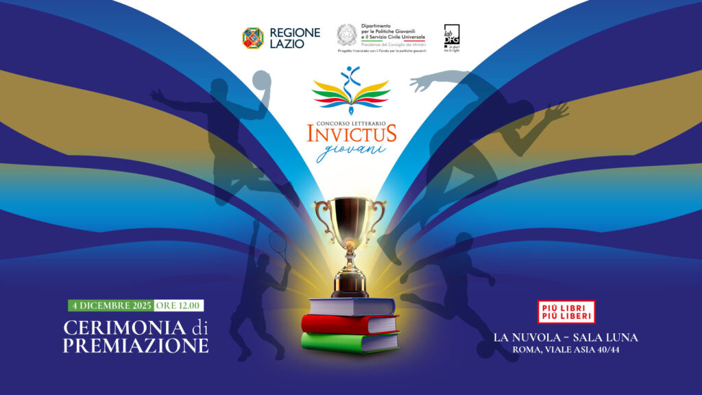 Premiazione concorso Invictus (4 dicembre a Più Libri Più Liberi, Roma): dettagli nell'articolo