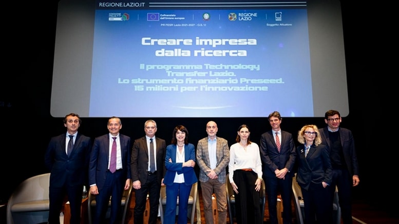 Roberta Angelilli Vicepresidente della Regione Lazio e rappresentanti di Lazio Innova hanno presentato il programma Technology Transfer Lazio e lo strumento finanziario Preseed. 15 milioni per l'innovazione