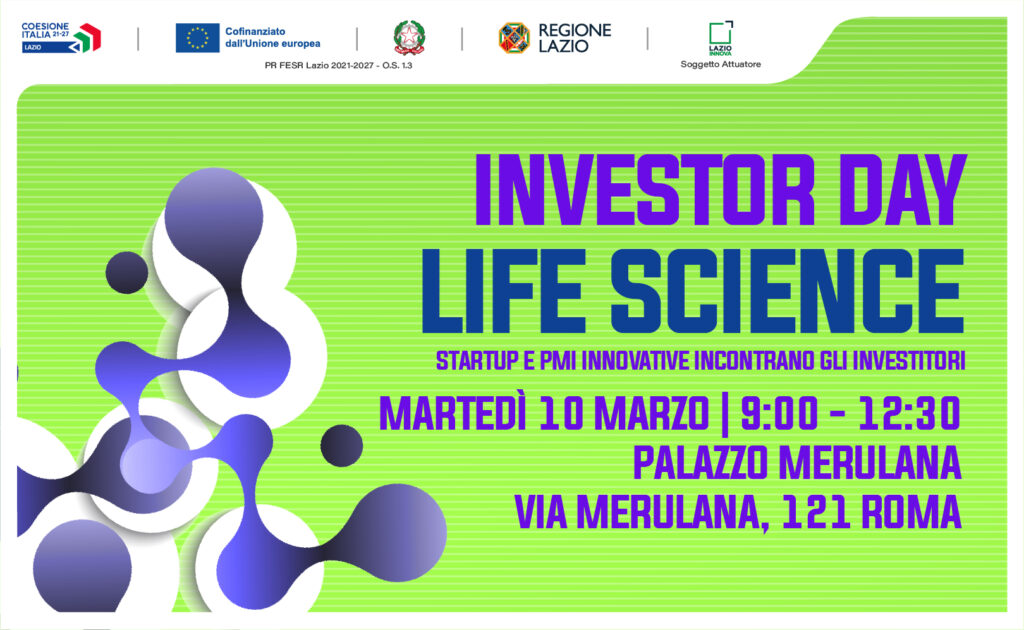 Il 10 marzo una giornata di pitch, incontri B2B e networking dedicata alle migliori soluzioni innovative del Life Science
