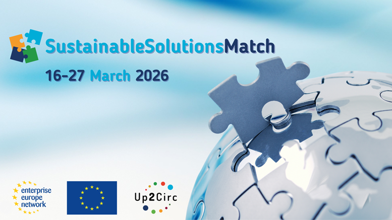 Sustainable Solutions Match 2026, dal 16 al 27 marzo evento di matchmaking virtuale su sostenibilità ed economia circolare. Dettagli nell'articolo