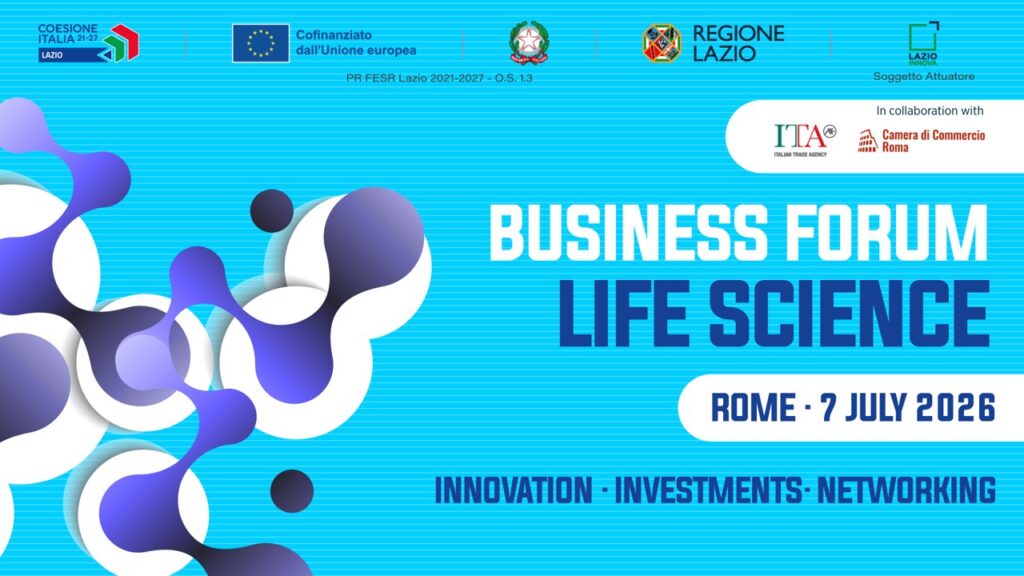 Life Science Business Forum (Roma, 7 luglio 2026): Innovations - Investments - Networking dettagli nella pagina