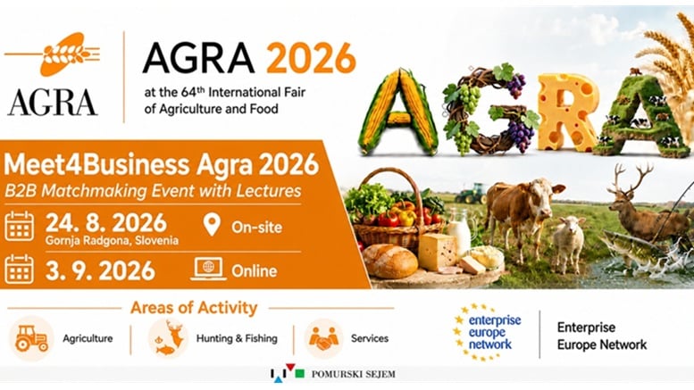 AGRA 2026, dal 24 agosto al 3 settembre incontri b2b a Gornja Ragona (Slovenia). Dettagli nell'articolo