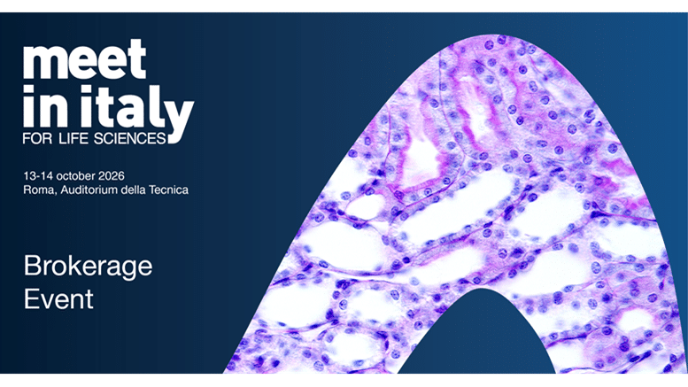 Brokerage event “Meet in Italy for Life Sciences 2026”, a Roma dal 13 al 14 ottobre. Dettagli nell'articolo