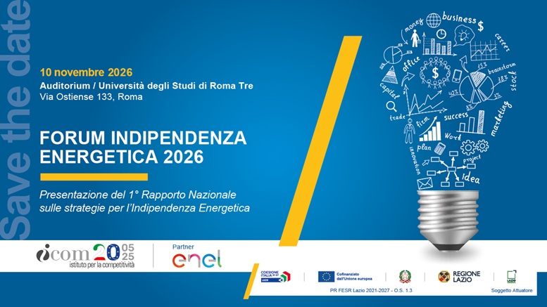 Forum Indipendenza Energetica 2026, il 10 novembre a Roma. Dettagli nell'articolo