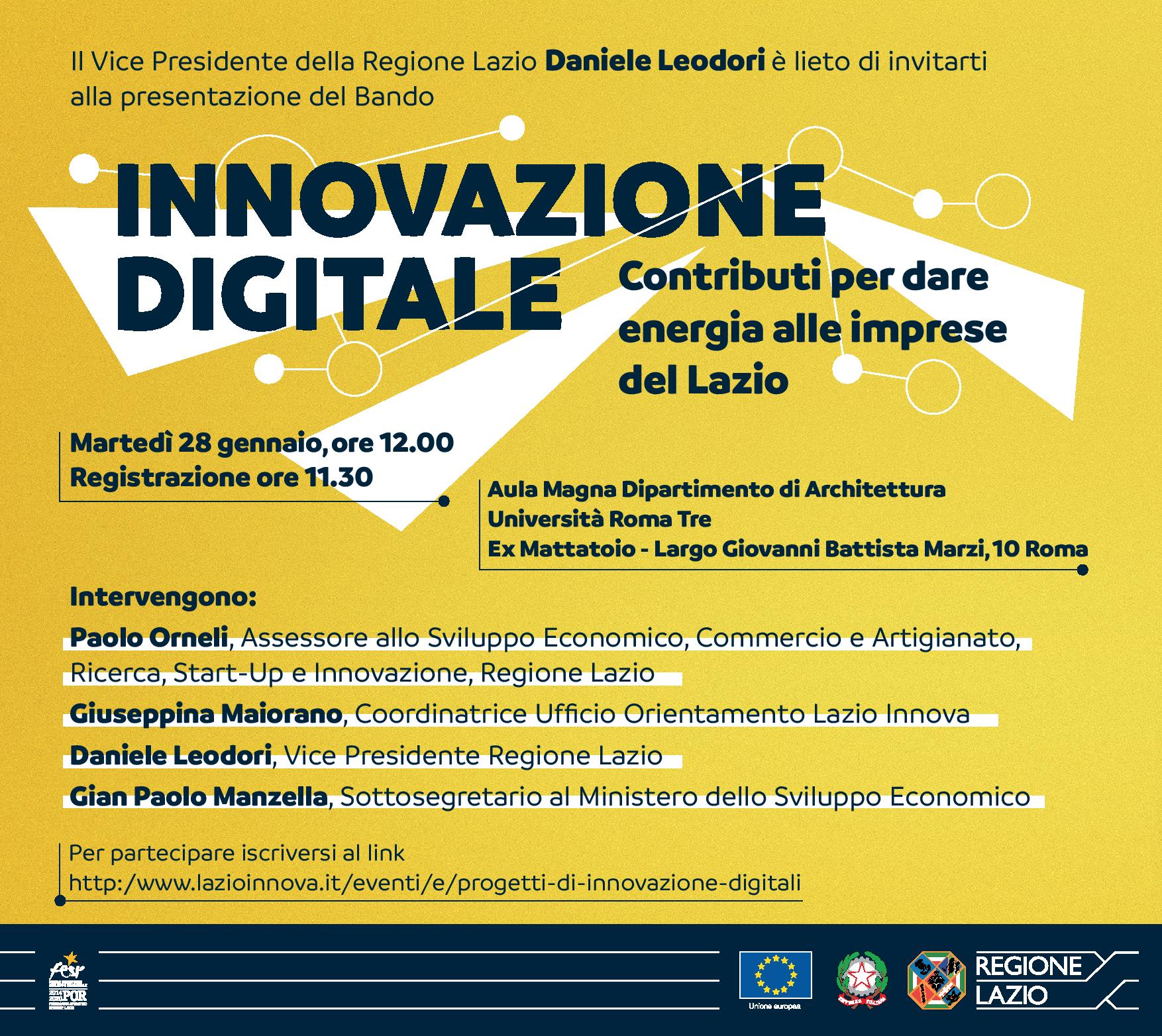 Innovazione Digitale - Eventi - LazioInnova