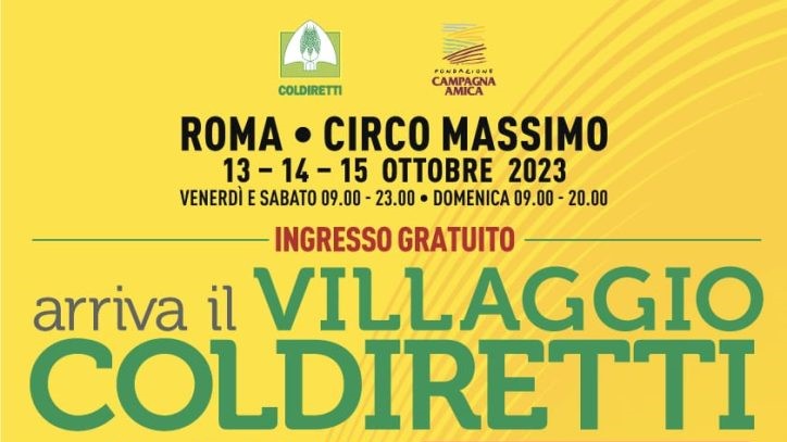 Locandina Villaggio Coldiretti. Info nel testo