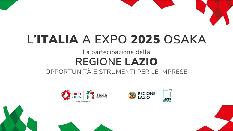 Social card - Expo 2025 Osaka, Italia e Regione Lazio - dettagli nell'articolo