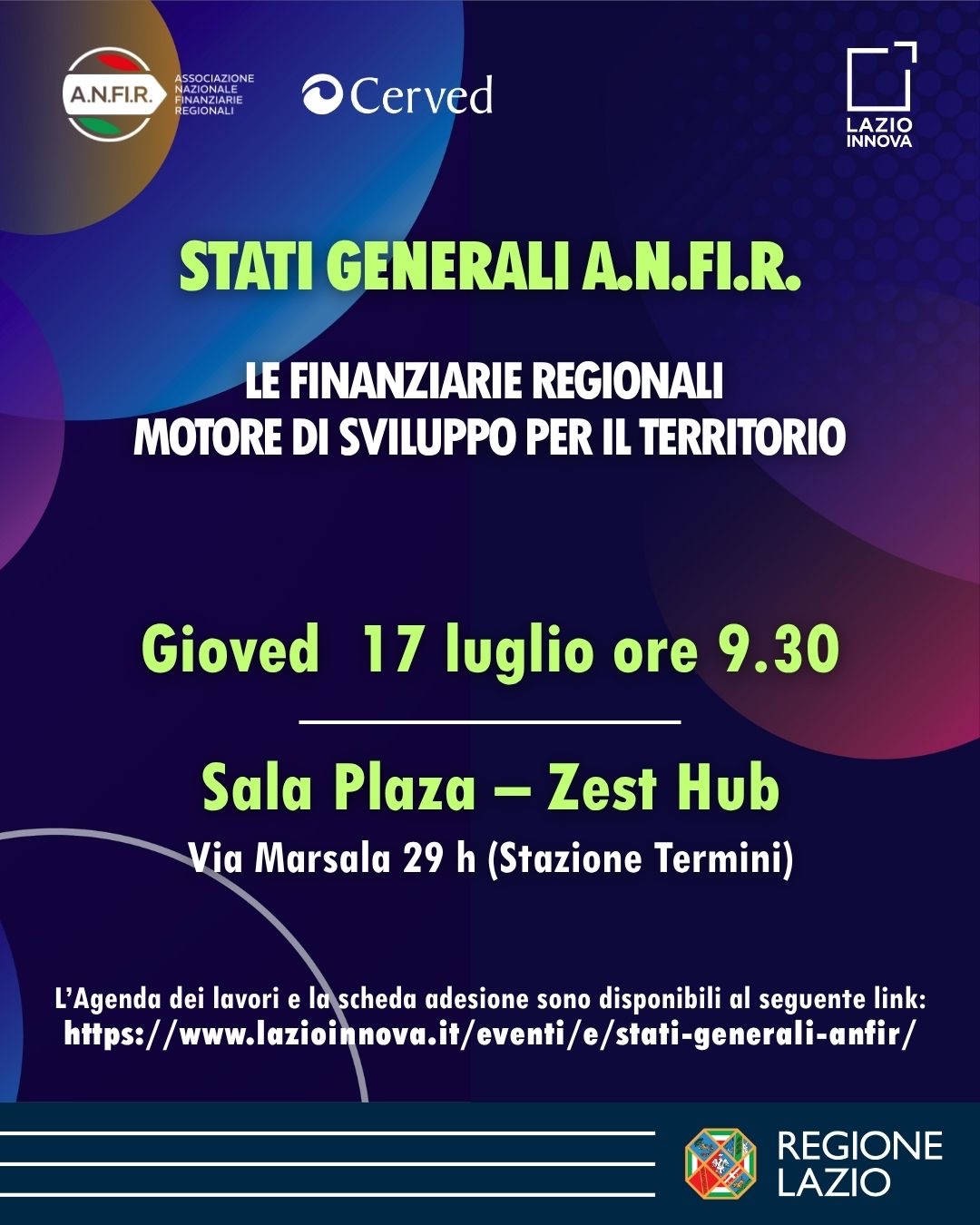 Stati Generali A.N.FI.R info nella pagina