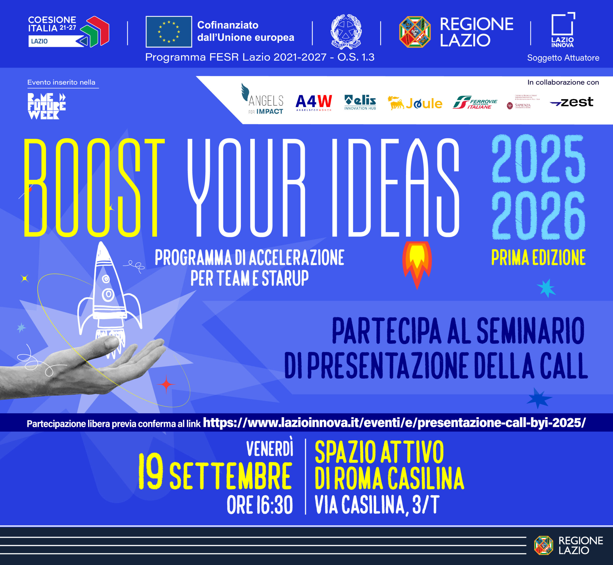 Presentazione Call BYI 2025 2026 info nella pagina