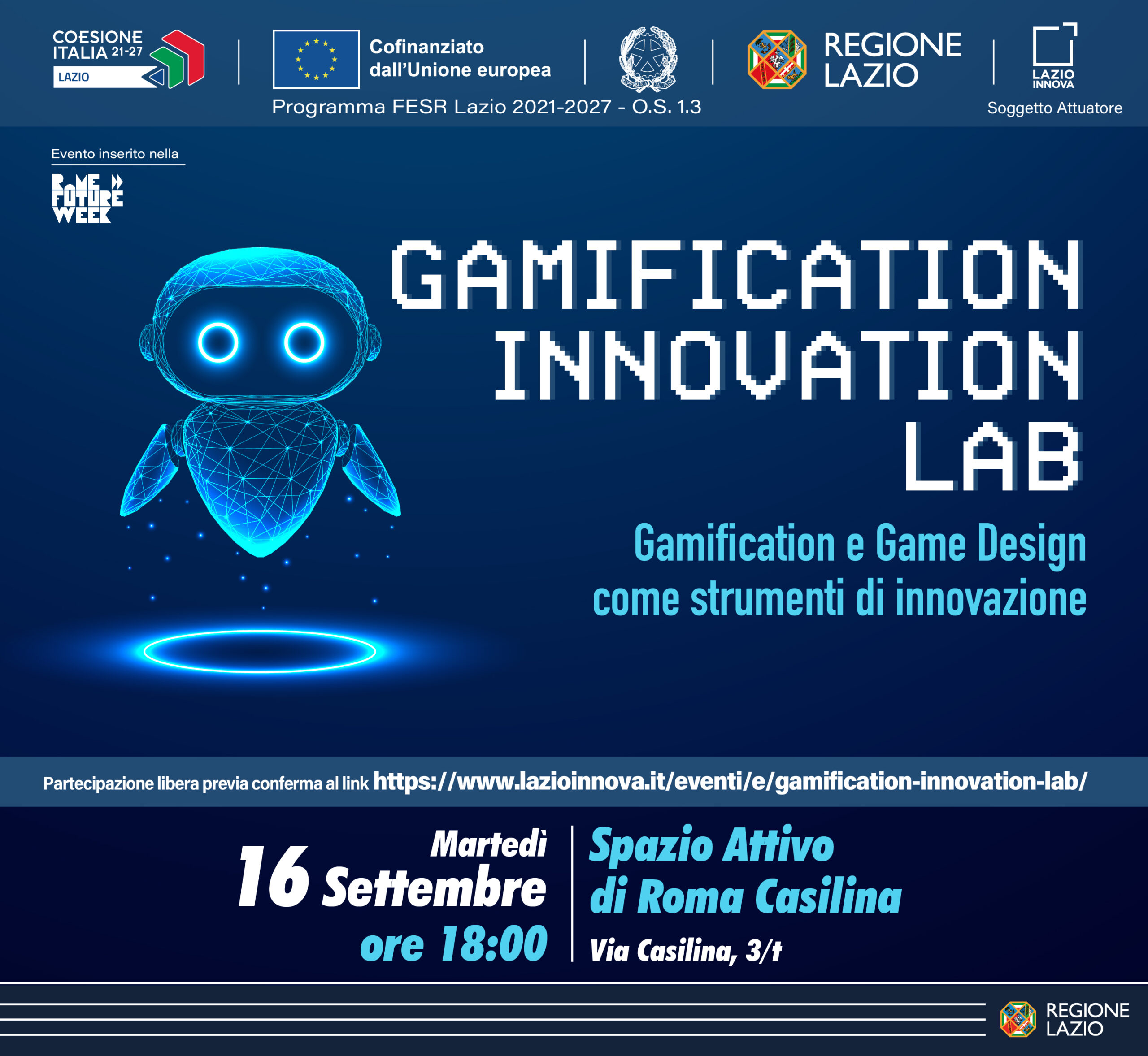 Gaming Innovation Lab info nella pagina