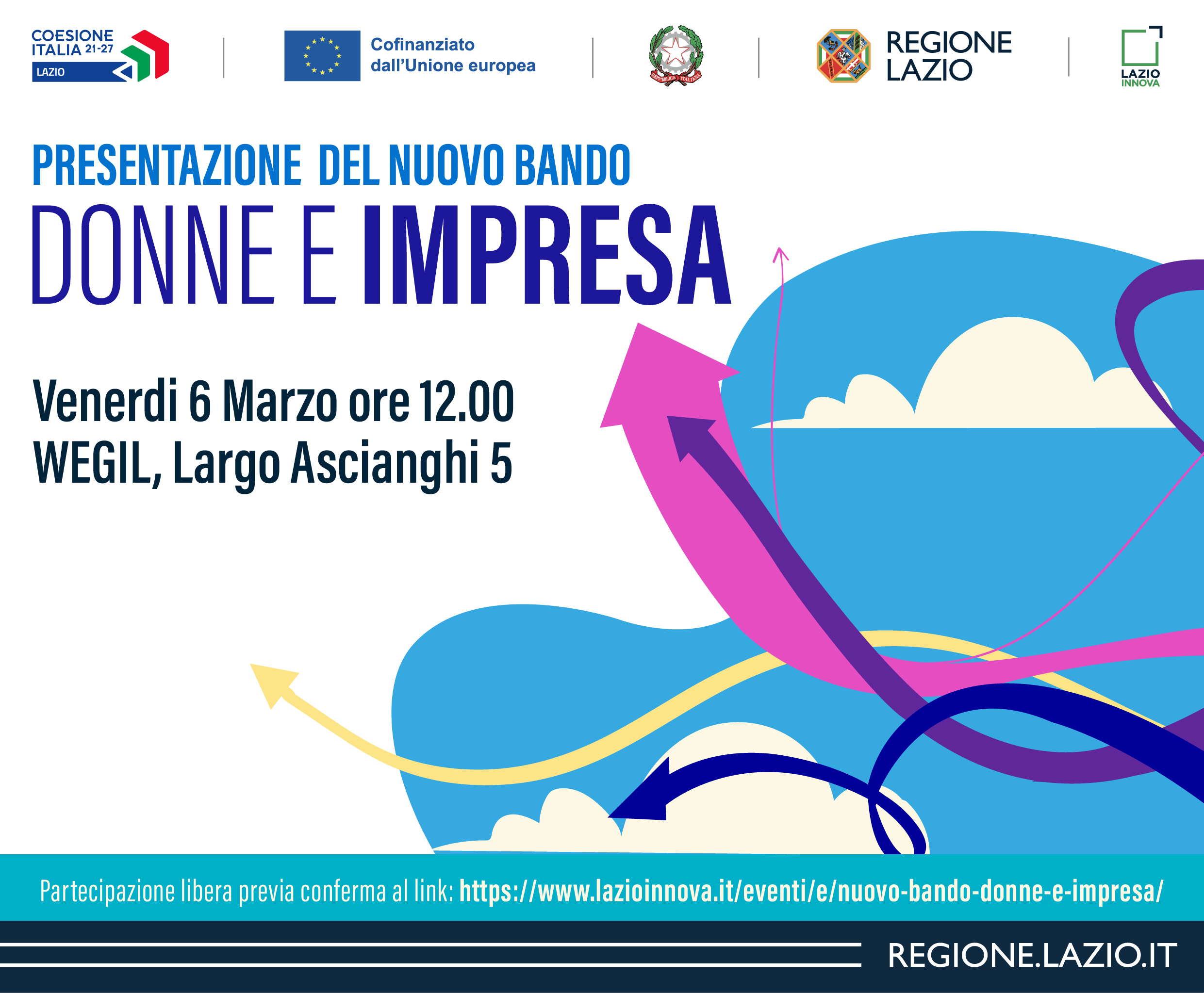 Presentazione Nuovo Bando Donne e Impresa - informazioni nella pagina