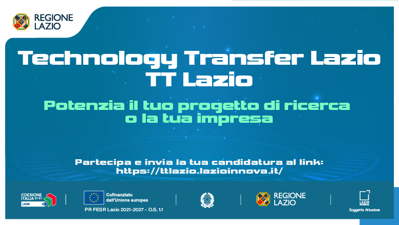 Technology Transfer Lazio TT Lazio Info nella pagina