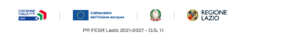 Loghi Pr FESR Lazio 2021 - 2027 O.S. 1.1