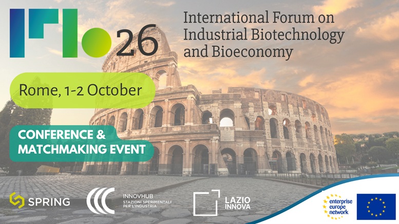 IFIB 26 - International Forum on Industrial Biotechnology and Bioeconomy - Rome 1-2 october - Conference & Match making event