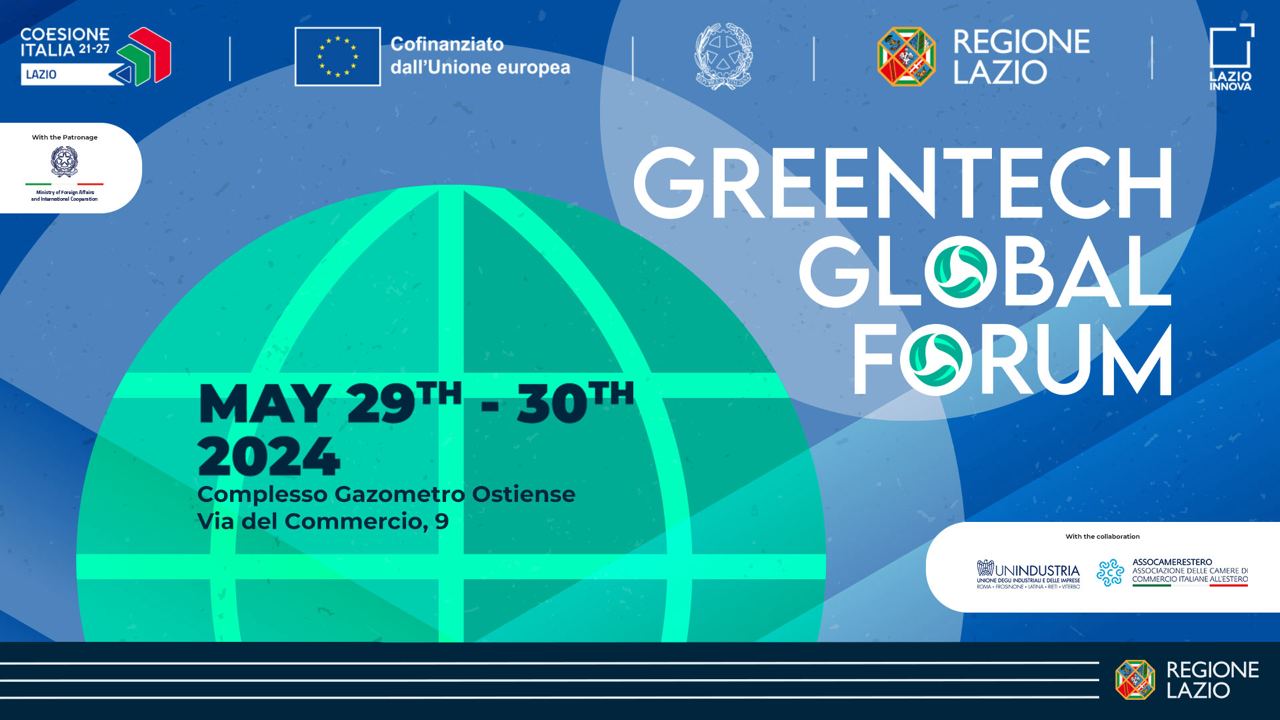 Greentech Global Forum. Info nella pagina