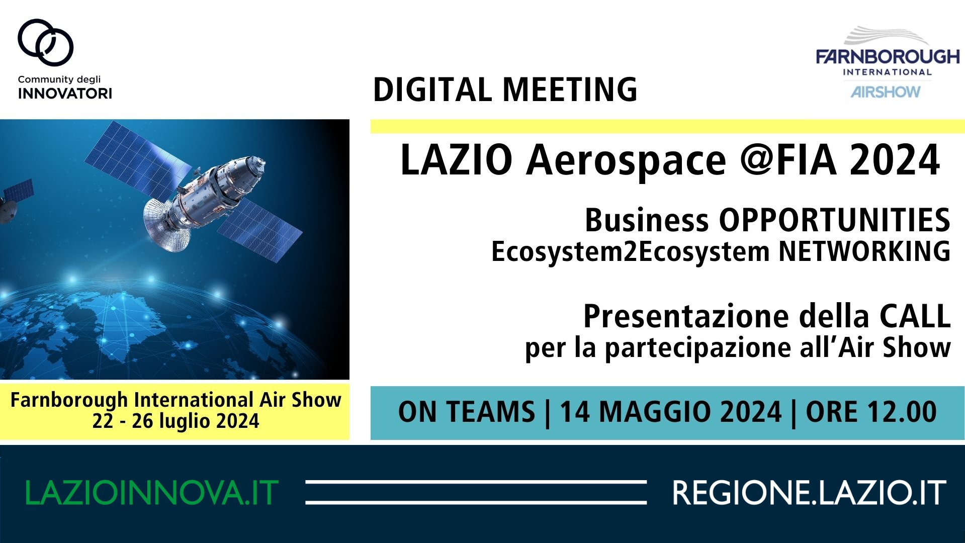 Digital Meeting dedicato a FIA 2024. Info nella pagina