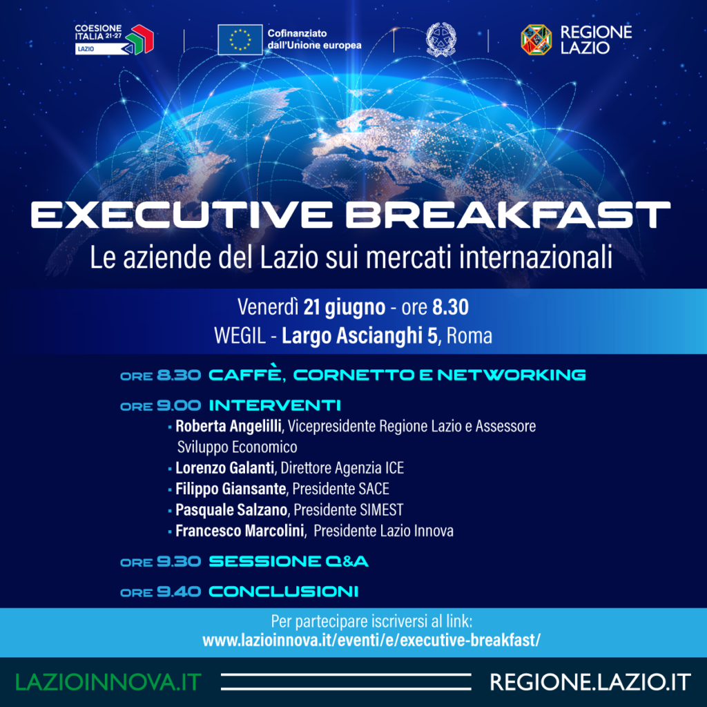 Social card breakfast mercati internazionali (21 giugno) - dettagli nel testo della notizia