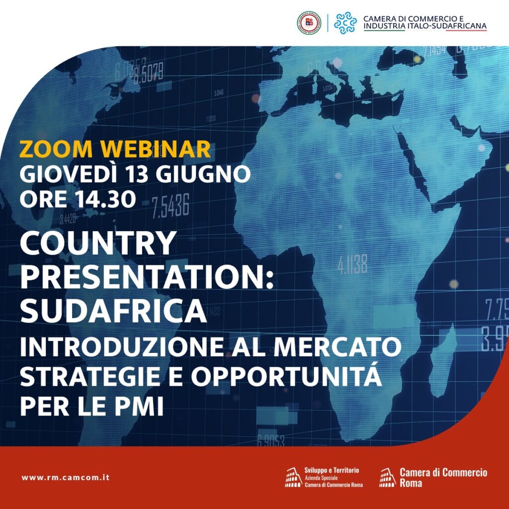 Invito Country Presentation Sudafrica - Info nella pagina