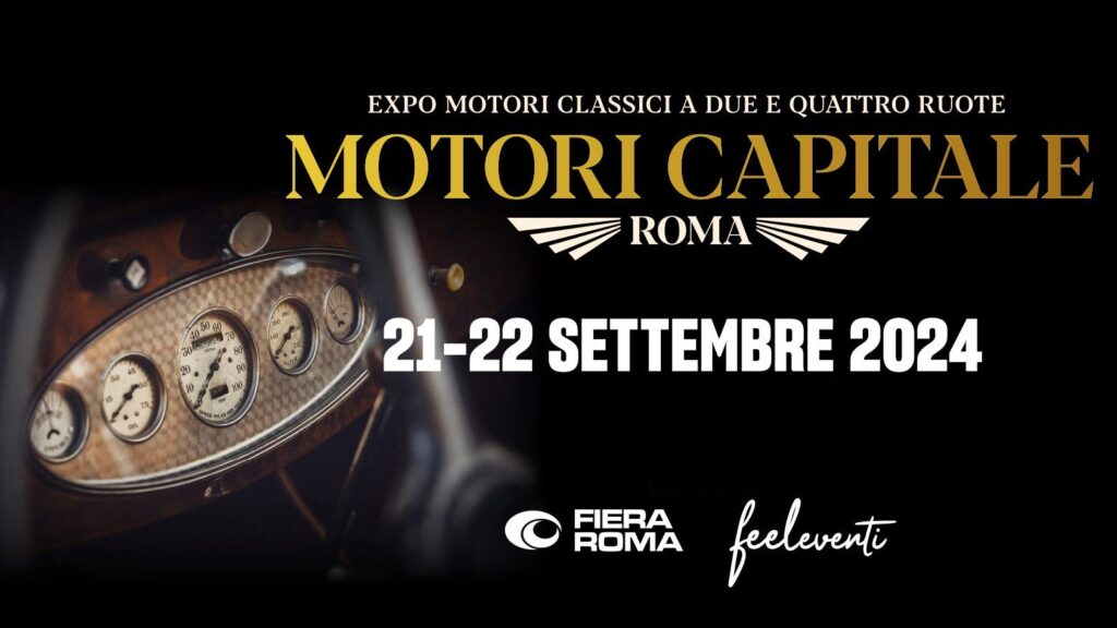 Locandina Expo Motori Capitale . Info nella pagina